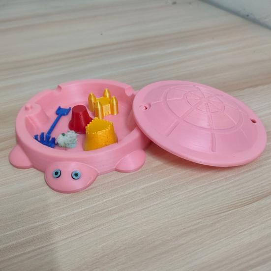 Mini Turtle Sandbox with Tools Fidget Desk Toy for Stress Relief Mini Zen Garden Sandbox Desktop Accessories for Home