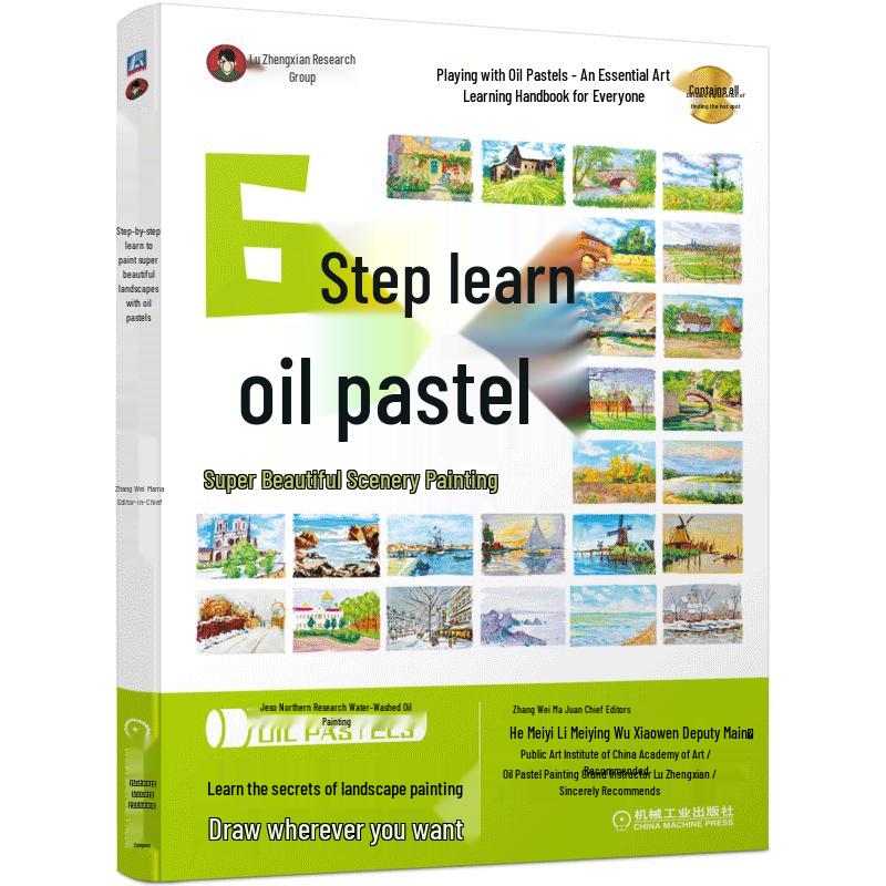 6-Step Oil Pastel Landscape Painting Guide
