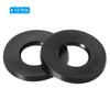 PATIKIL M8 Rubber Flat Washers, 12-Pack, 8mm Inner Diameter, 18mm Outer Diameter, 1.5mm Thick, Black, Sealing Spacer Gasket Ring for Faucet Pipe Water