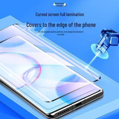 Honor 50/50 Pro 5G Закаленное стекло: HD Взрывозащитное, Без белых краев, Защита от синего света на весь экран.