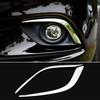 For Mazda 6 Atenza Gj 2014-2016 Chrome Strip Car Fog Light Cover Strip Trim ABS Accessories Chrome Plated ABS Plastic