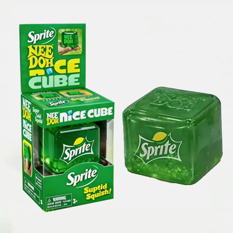 Новая модель Dr Pepper Nice Cube Кубик-антистресс из непрозрачной упаковки, Мягкий кубик-фиджет для сжатия для детей и взрослых, Сенсорная игрушка для снятия тревожности