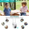 WiFi Surveillance Camera Indoor Plug with Full-Color Night Vision and Wireless Socket Lamp Holder
