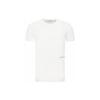 Однотонная повседневная футболка с круглым вырезом и коротким рукавом, мужская белая J324127-YAF