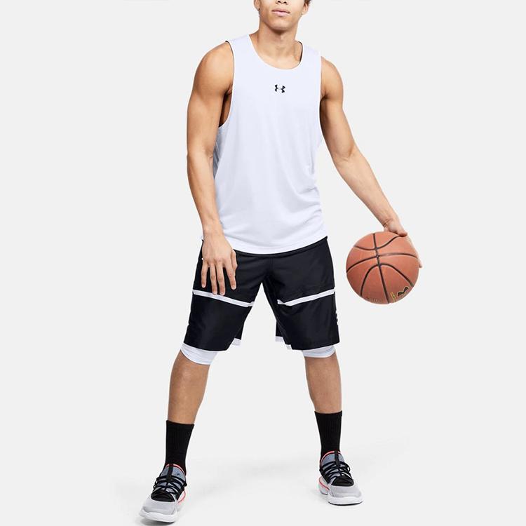 Under Armour Повседневные баскетбольные спортивные дышащие шорты мужские шорты черные 1354211-001