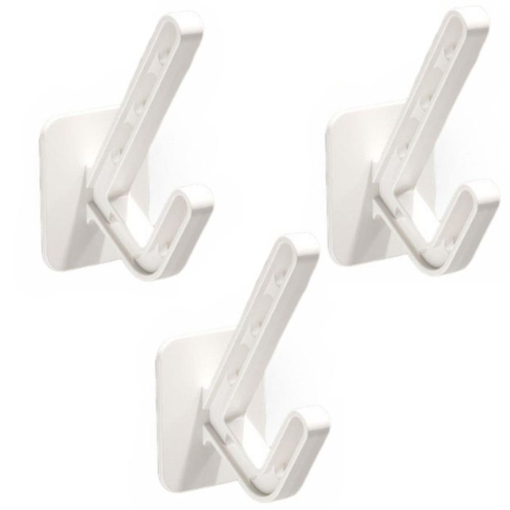 3 шт. настенные крючки для хранения одежды в спальне, вешалки для ванной комнаты, принадлежности для хранения вещей