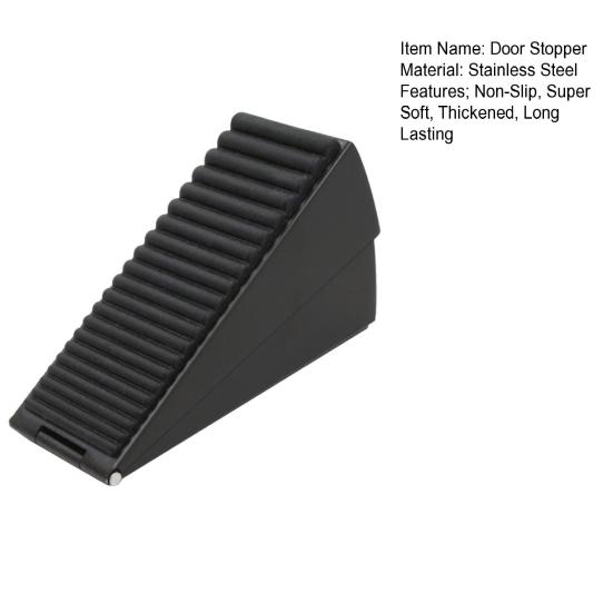 Подпружиненный большой дверной стопор Нескользящая конструкция Износостойкий противоударный прочный дверной стопорный клин