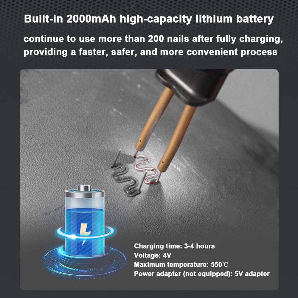 Портативный ручной аппарат для сварки пластика, термическая резка, горячий степлер, набор инструментов для ремонта пластиковых отверстий со светодиодной подсветкой