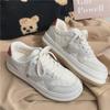 Дизайнерская обувь для женщин Зимние кроссовки для скейтбординга Белые туфли на танкетке Вулканизированная обувь Новая мода Весна Комфортная женская обувь на платформе