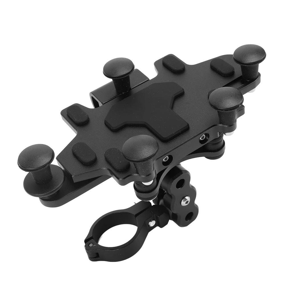 Motorcycle Phone Mount 5 Claw Rotatable Shock Absorbing Silicone Pads Motorcycle Handlebar Phone Holder