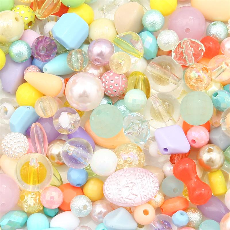Baroque Style Acrylic Beads for DIY Bracelets and Accessories