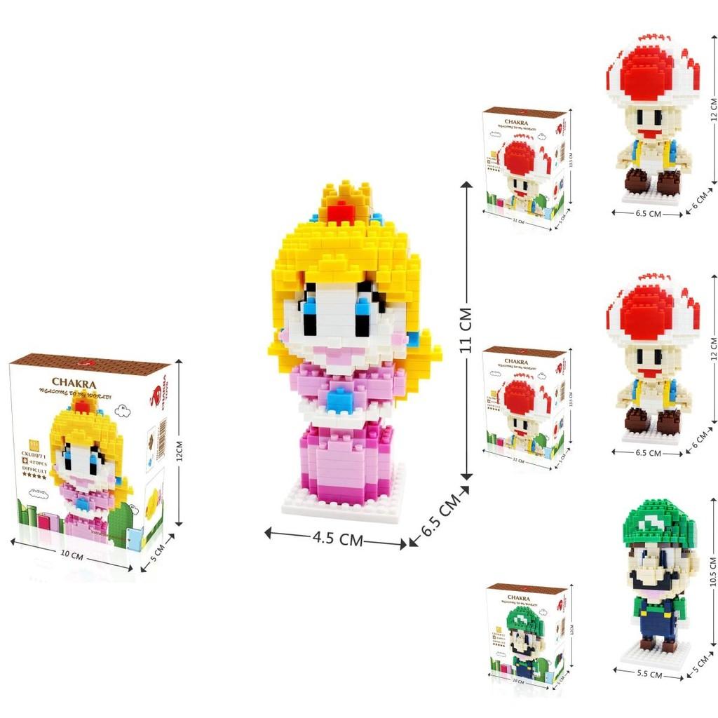 Пластиковая головоломка Super Mario Bros для детей, развивающий конструктор, подарок
