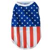 Summer Breathable Dog Cat Vest Clothes Independence Day July 4th Pet T-shirt For Small Medium Dogs Cats Chihuahua Pug Thin Coat