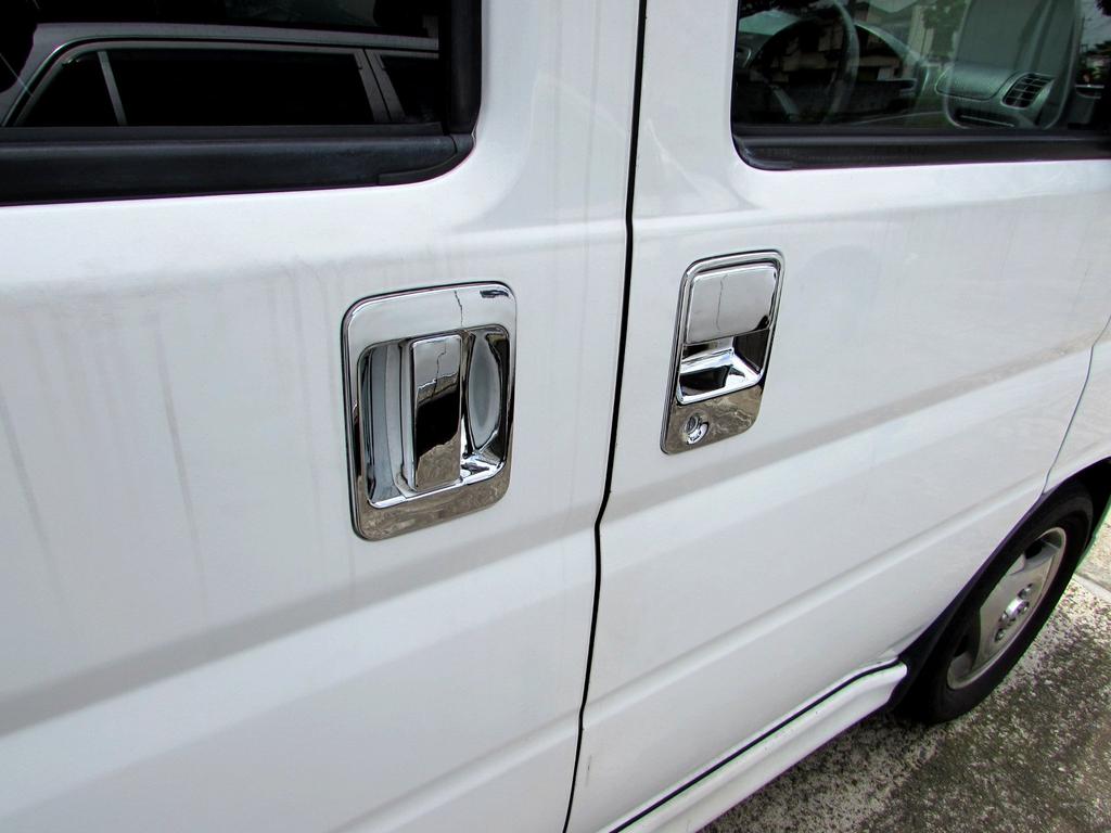 BRIGHTZ Chrome Door Handle Cover and Knob Plate Set for Vamos Hobio HM3 HM4 HM M3 M4 3 4 Vamos Hobio 24860 [DHC-NOBU-194]