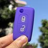 Чехол-брелок на 2 кнопки для Citroen C3 C4 Picasso Berlingo C-Crosser Чехол для Peugeot Partner Tepee 207 307 407 Заглушки для складного ключа