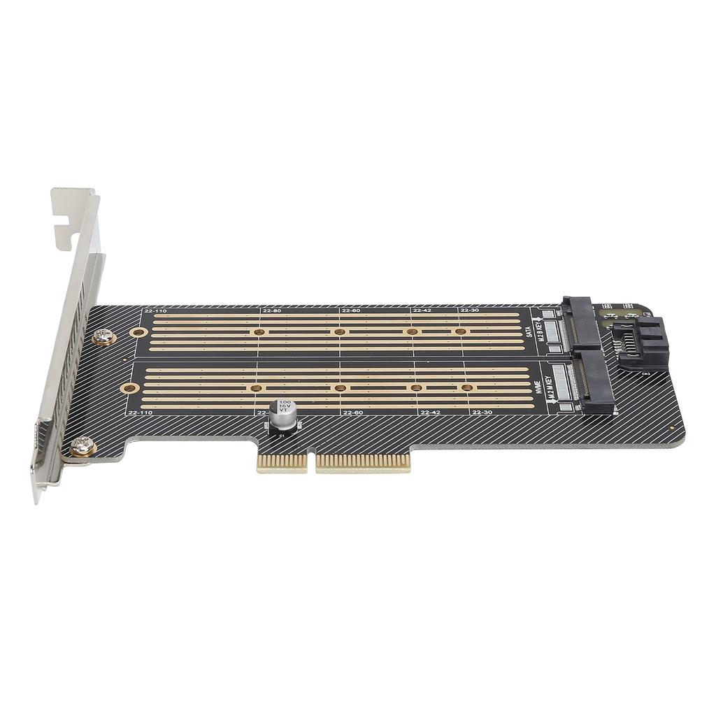 Riser Card SSD to PCIE SATA DualDisk Transfer Expansion Card for Windows OS X LINUX