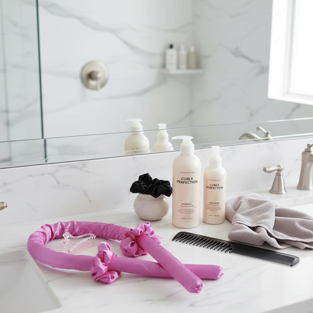 Curling Roller, Hair Curler, Hair Curlers + Clip and Rubber Bands
