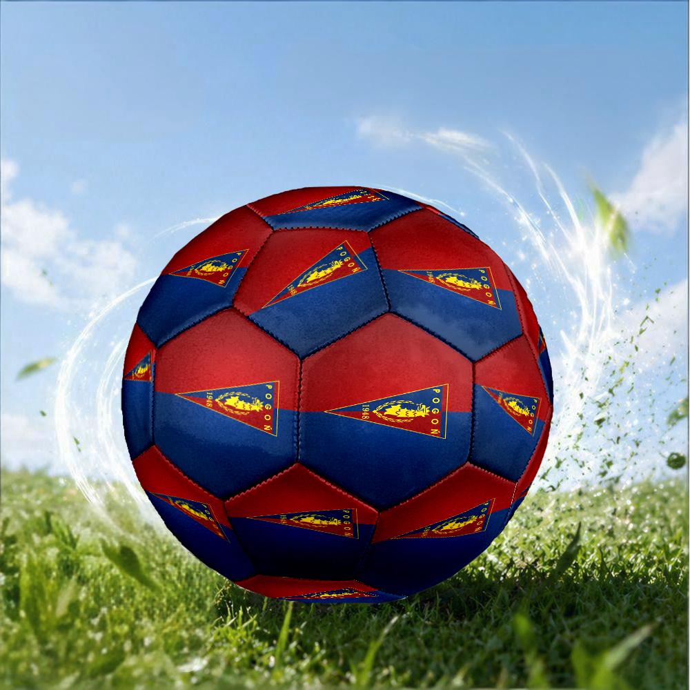 Pogoń Football Crest Size 5 Soccer Ball,Indoor/Outdoor Suitable for Training Matches Tournaments Practice Games Perfect Gift for Fan