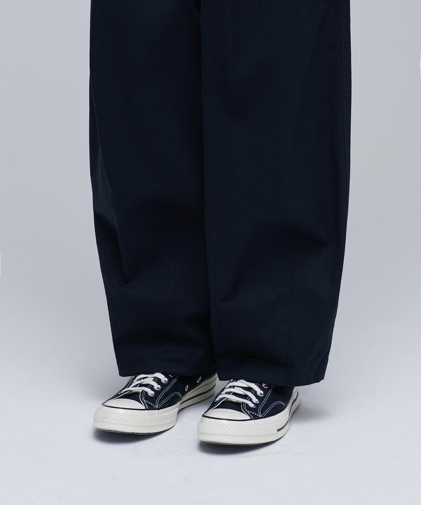 MUSINSA STANDARD Cotton Wide Balloon Pants [Navy]