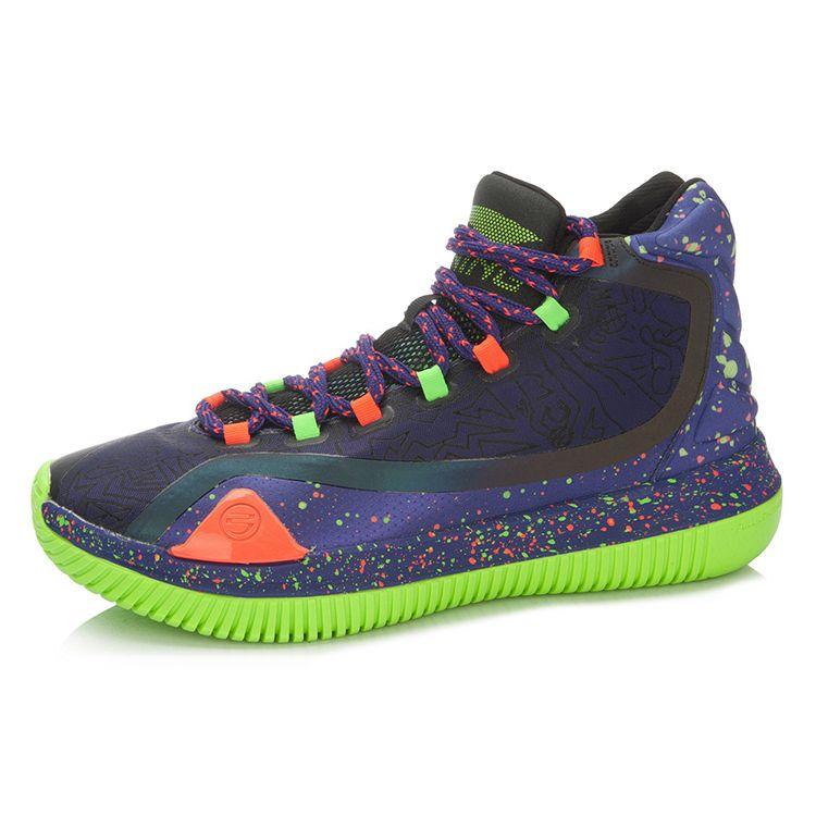 Баскетбольные кроссовки Li Ning Poison Tooth Fabric TPU с амортизацией, противоскользящие, износостойкие, с высоким берцем, унисекс, баскетбольные кроссовки ABAL021-6