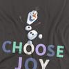 Frozen Unisex Adult Choose Joy Olaf T-Shirt