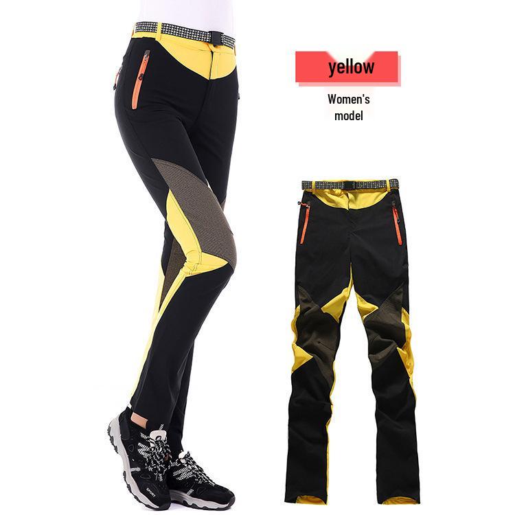 Women's Color-Block Quick-Dry Slim-Fit Mountaineering Pants