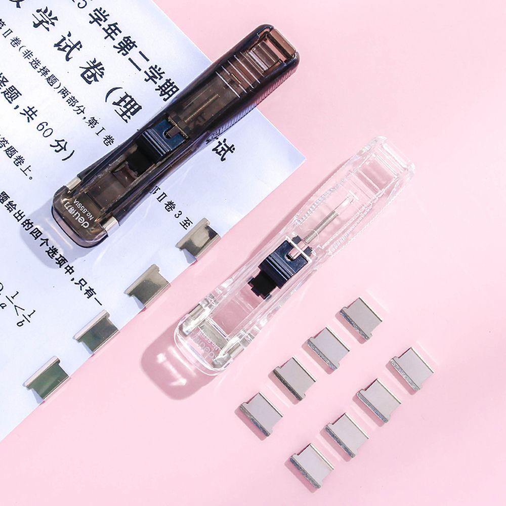 Accessories Office Supplies Paper Machine Push Clamp School Binding Paper Cliper Clip Refills