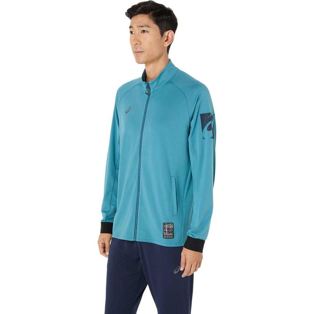Тренировочная одежда Dry Stretch трикотажная куртка 2031E986 унисекс для взрослых 401 3XL [ASICS] (Атлантида Блю)