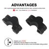 Motorcycle Handle Bar Riser Mounting Clamp Adapter 22MM Rised Up Handlebar Extend For Kawasaki Z900 Z900RS -
