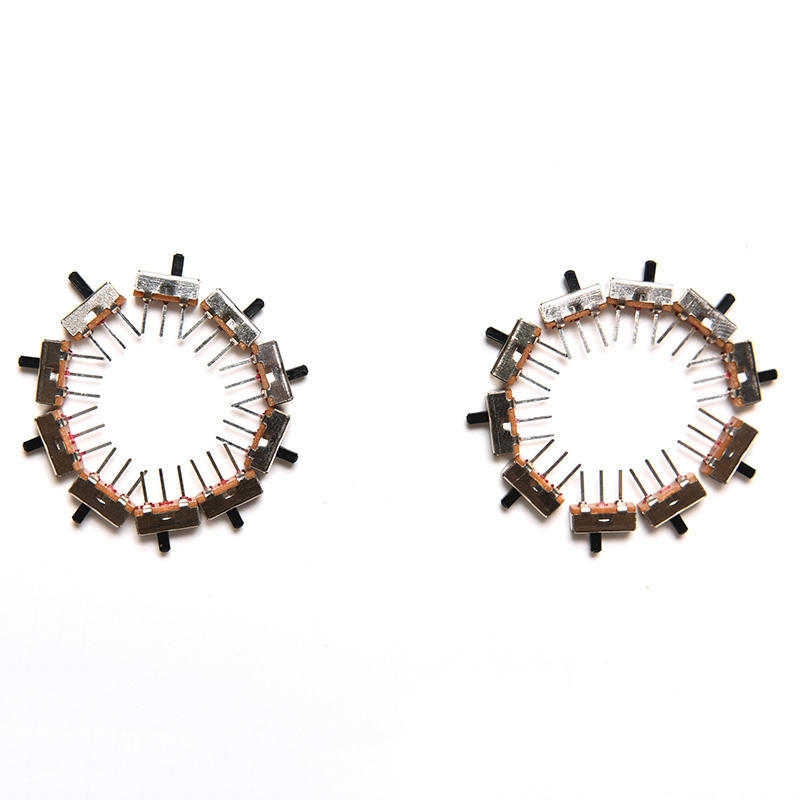 20X Ss12D00G3 2-позиционный однополюсный 1P2T 3-контактный печатный пульт вертикальный ползунковый переключатель