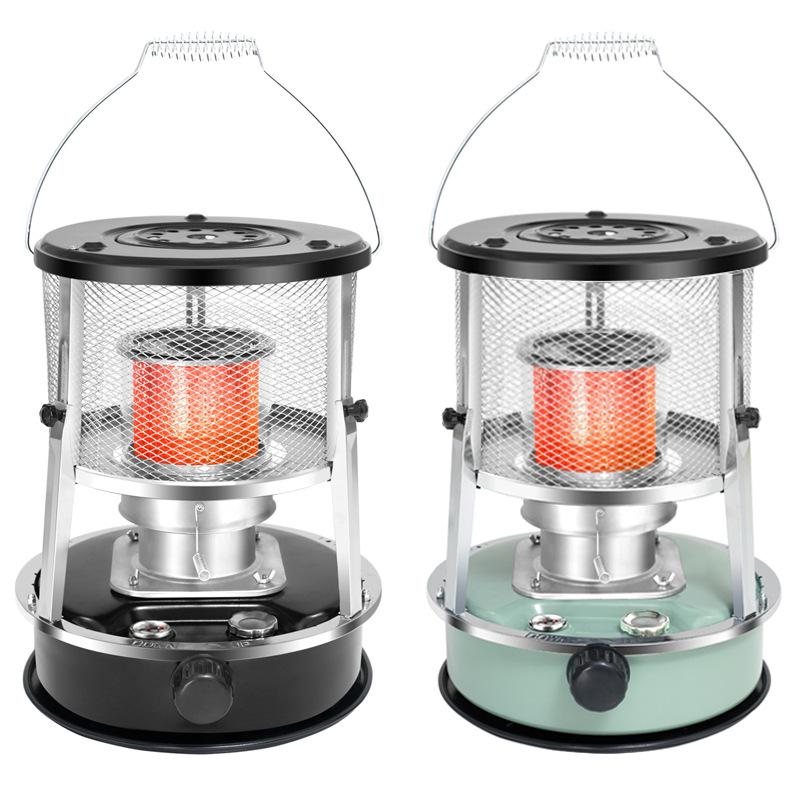 Adjustable Height Glass Chimney Kerosene Stove for Outdoor Camping & Indoor Use