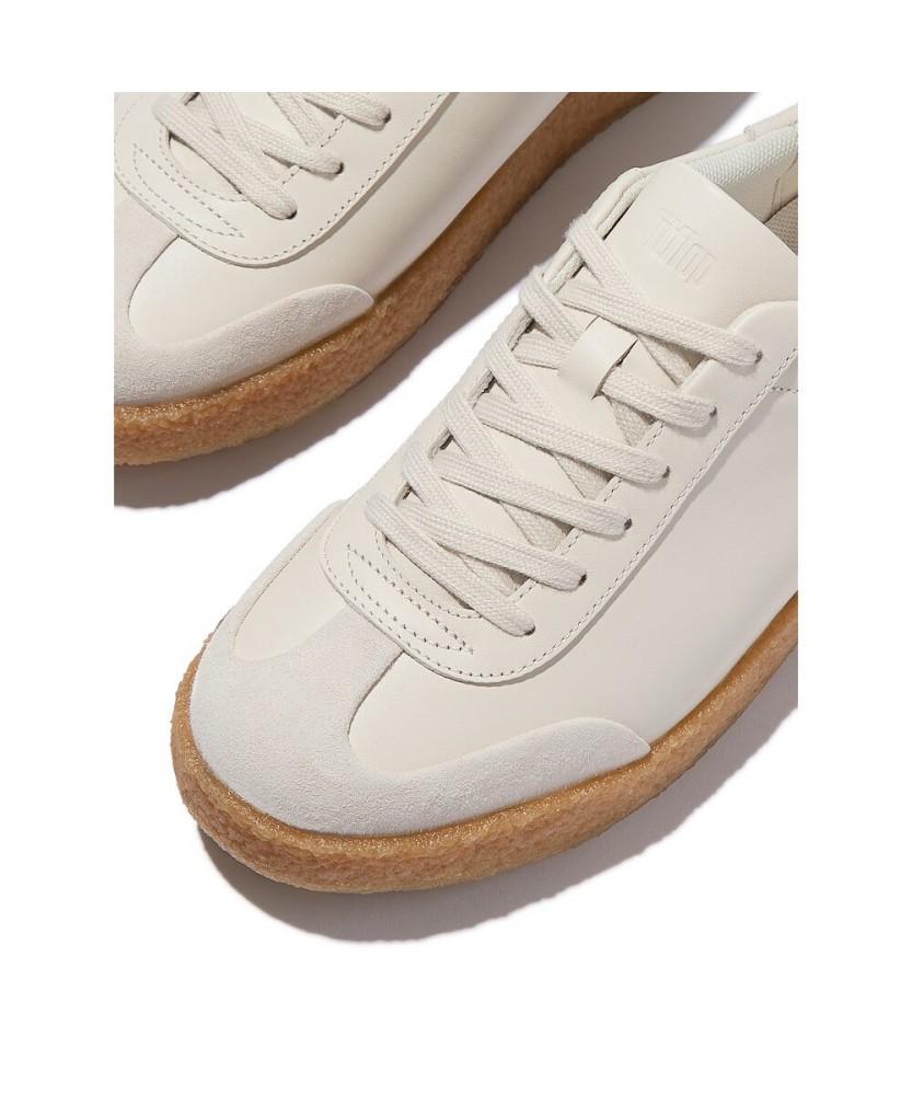 Fitflop [Ssf Exclusive] [Rally] Women'S Leather/Suede Sneakers - Paris Beige (Ft59K2N09A)