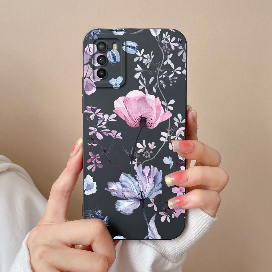 For Poco M3 Pro Case Cartoon Soft Liquid Silicone Full Coverage Anti Drop Phone Shell For Xiaomi Poco M 3 Pro M3Pro Bumper Funda