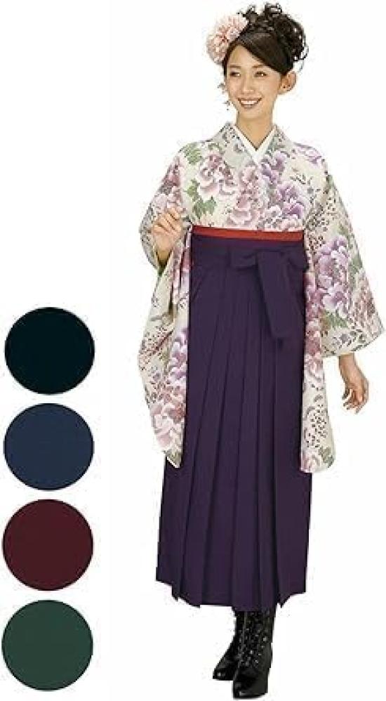 Кимоно простое хакама для выпускной церемонии Выпускная церемония Кимоно простое M рост [Город Асакуса] женское [5 цветов] (Хакама Хакама) (Темно-синий,