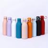1pc Double-layer Stainless Steel Vacuum Insulated Cup American-style Handle Small-mouthed Cup Portable Sports Water Bottle Gift