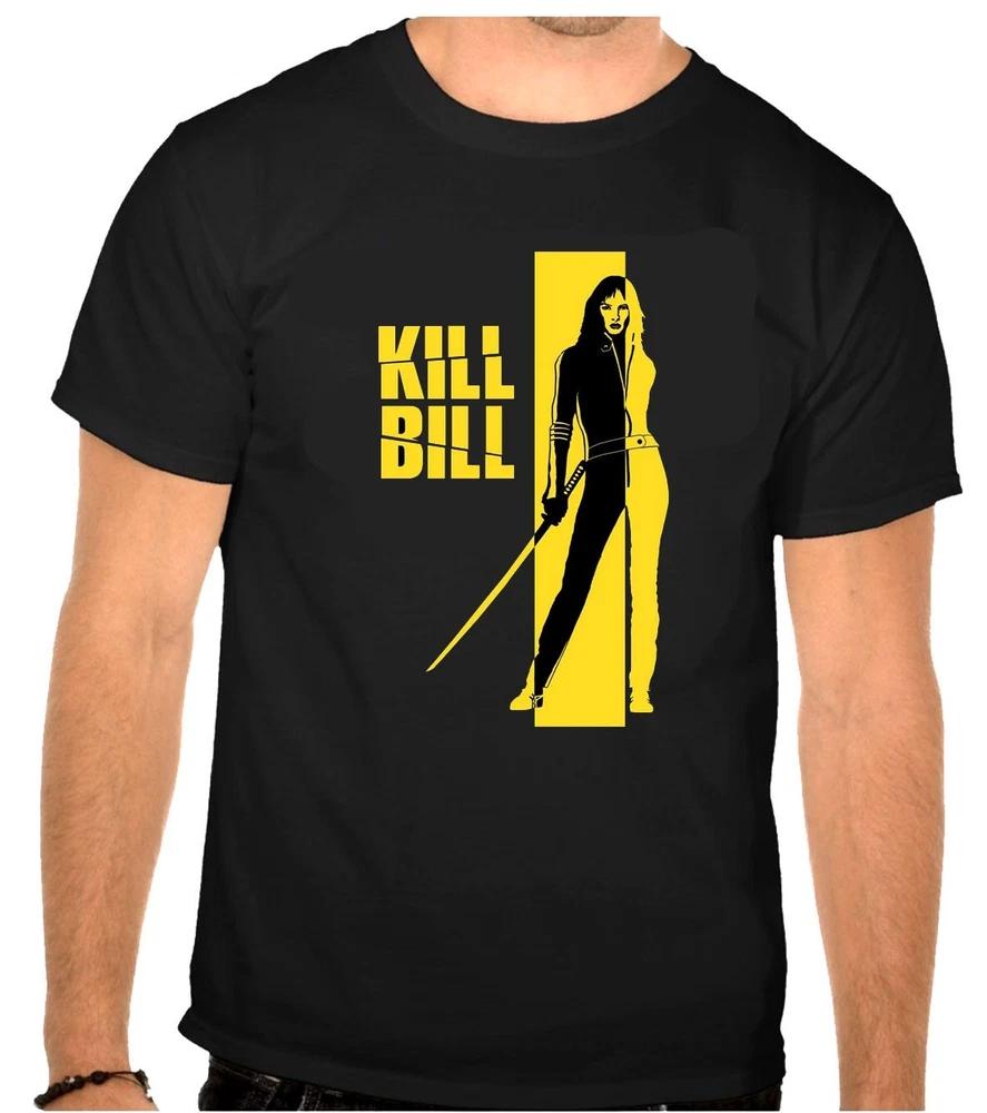 Kill Bill Uma Thurunisex Black Tshirt 1369