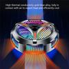 X42 Universal Mobile Phone Cooler Customized RGB Lighting Semiconductor Heat Sink Cooling Fan for Smartphones Tablets