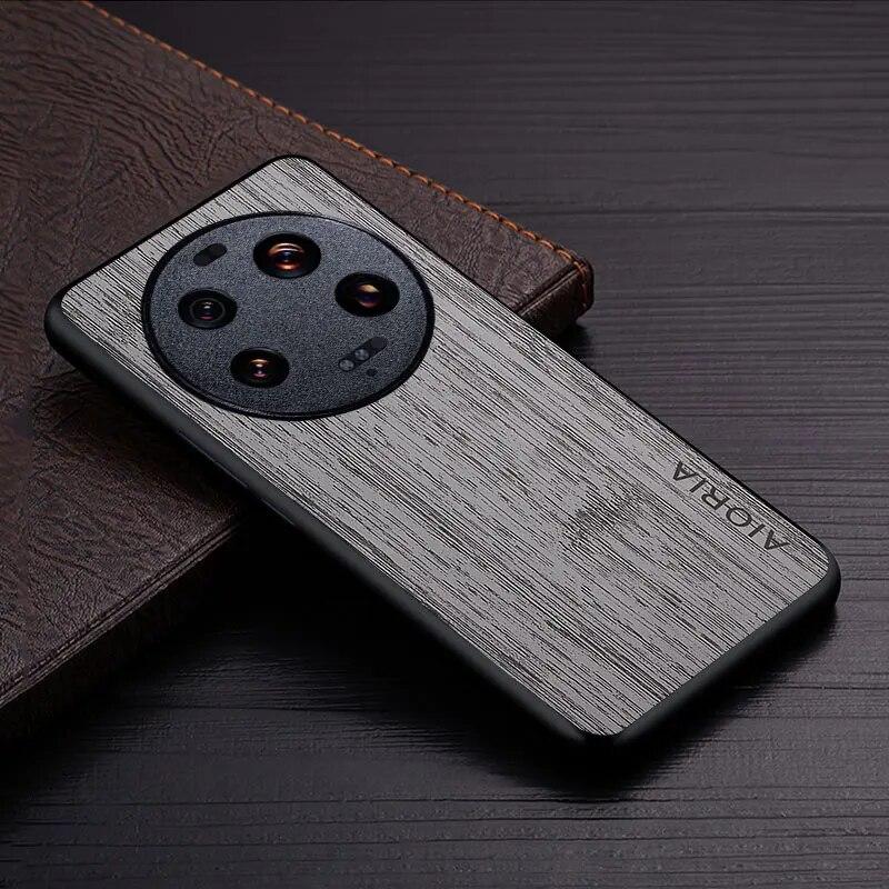 Чехол для Xiaomi 13 Ultra 5G, кожаный чехол с узором из бамбукового дерева, роскошный чехол для Xiaomi 13 Ultra, чехол-капа