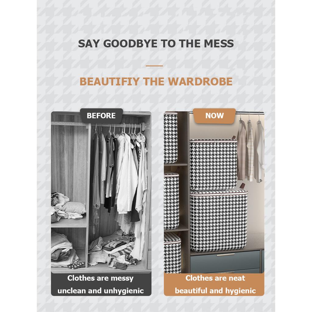 Нетканая сумка для хранения одеяла, бытовая сумка для одежды большой вместимости, упаковочная коробка для брюк, сумка для переезда одежды с одеялами