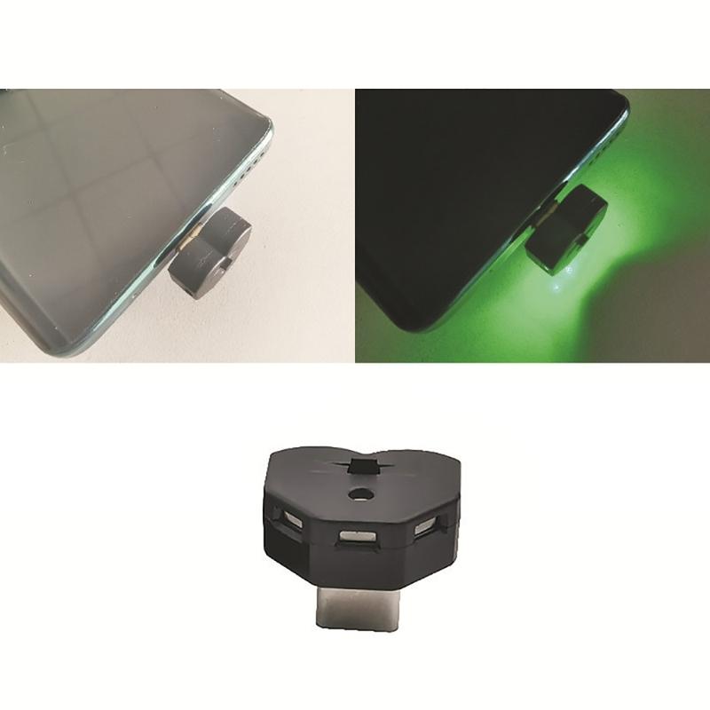 Мини-свет Type-C с 8 цветами RGB, регулируемая подсветка. Идеально подходит для консолей и приборных панелей.