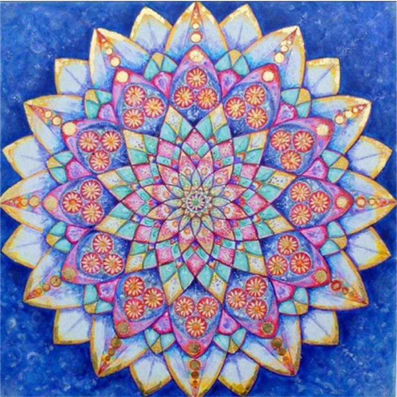 5D Diamond Painting Full Diamond Mandala Round Diamond Embroidery Mosaic Home Decoration Pattern DIY Handmade New Year Gift
