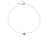 Elegant Copper Pendant Necklace With 18K Gold Plating Zircon Stone Irregular Modern Design Women 2025 Collection