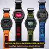 DW5600 GW-M5610 DW-6900 GW-B5600 Нейлоновый холщовый ремешок для Casio GA2100 GM2100 Модифицированный ремешок для часов мужской Наручный ремешок для активного отдыха и спорта