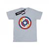 Marvel Mens Captain America Stained Glass Shield T-Shirt