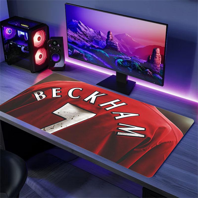Beckham Mouse Pad, Large Gaming Desk Mat, Non-slip XXL Mousepad for Laptop & Tablet, Mini PC Playmat with Stitched Edges