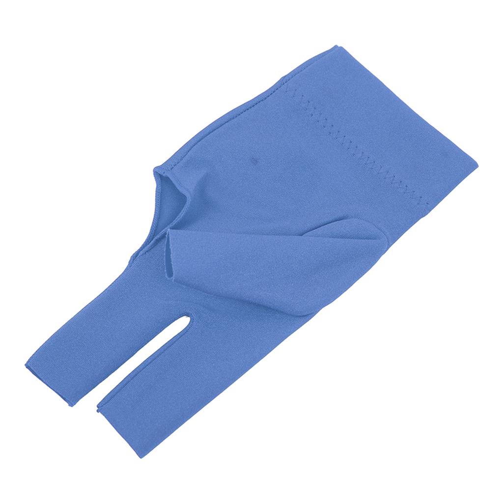 Перчатки для бильярда Пул 3 пальца Перчатки для кия Перчатки для стрелков Снукер Спортивная перчатка для кия для левой правой руки Синие