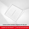Беспроводная зарядная панель Силиконовый коврик для мобильного телефона Нескользящий Устойчивый к царапинам Чехол для зарядной панели для Tesla Model 3 Highland