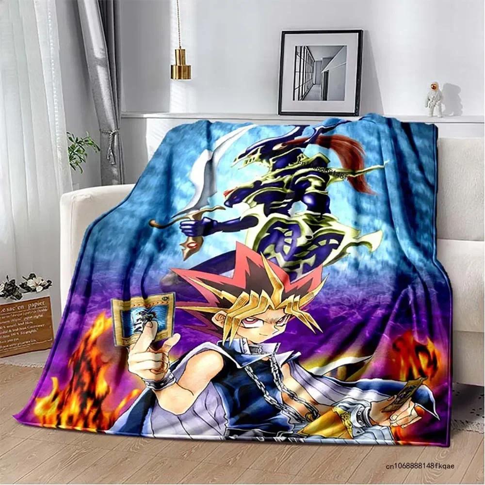 Аниме Yu Gi Oh Card Yugioh пледы одеяло голубые глаза белый дракон аниме мультфильм мягкое плюшевое одеяло спальня покрывало домашний декор