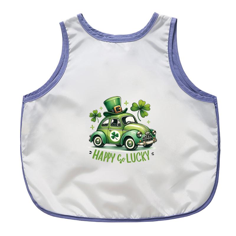 Удачный день, утюг на патче St.. Наклейки Patrick Green Parches Ropa Diy Наклейка для одежды Термопресс Аппликация Футболка Утюг На Заплатках