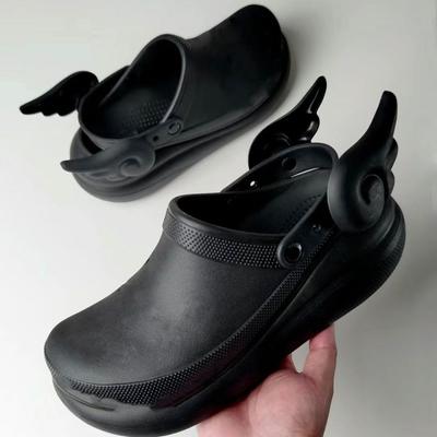 Прекрасные Крылья Ангела Шармы для Обуви с Отверстиями Украшения Креативный Мультяшный Подарок для Девочки Пряжка для Обуви DIY 3D Аксессуары для Обуви с Отверстиями